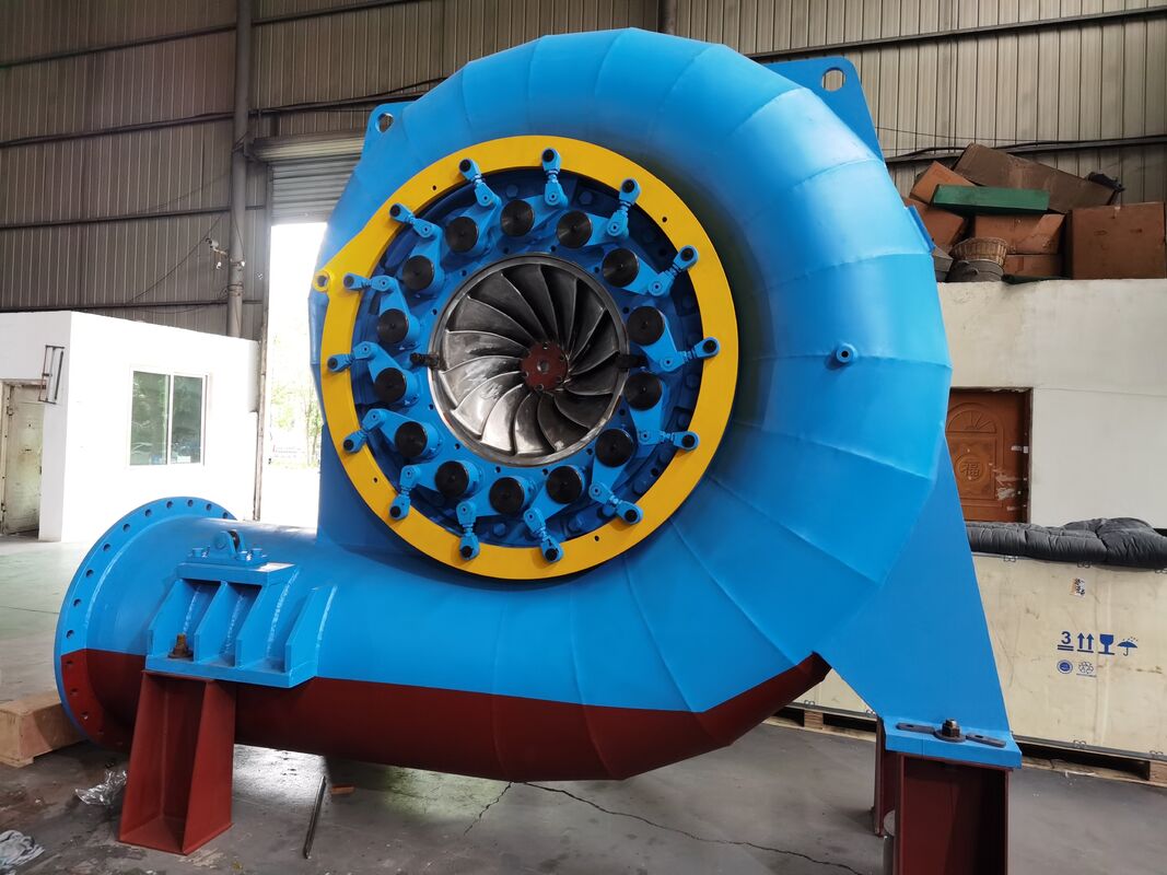 Generador de turbina de agua Francis Runner Diseñado para una altura de diseño de 168 a 357 M Tecnología robusta de generador de turbina Francis