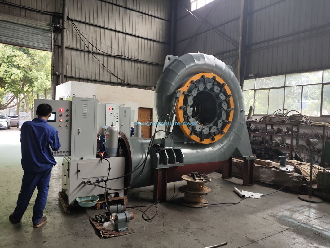 CFD Optimized Francis Hydro Turbine Generator Customizable 100KW to 20MW Power Output Achieving 90 Percent Efficiency