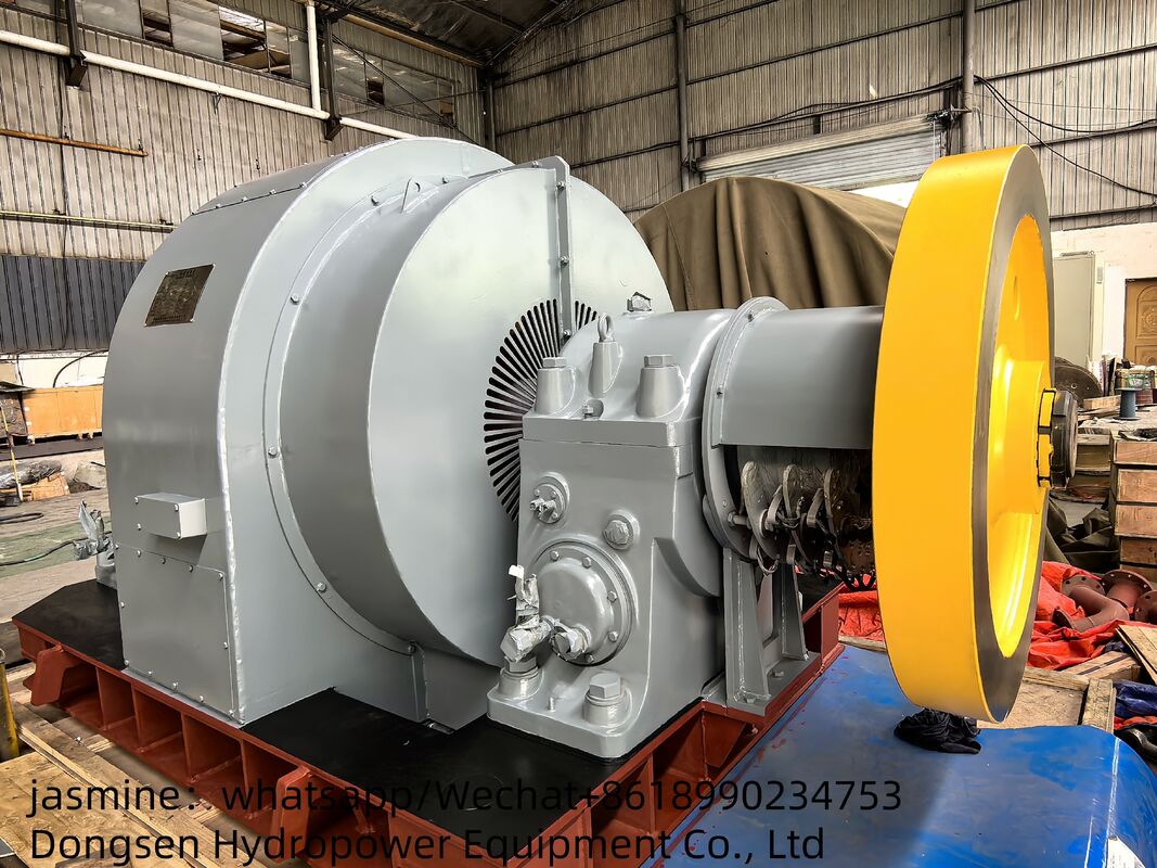 Flujo de 3,21 a 14,9 M3s Capacidad de potencia del generador de turbina Francis 300KW a 8000KW Eficiencia nominal del 90 por ciento al 96 por ciento