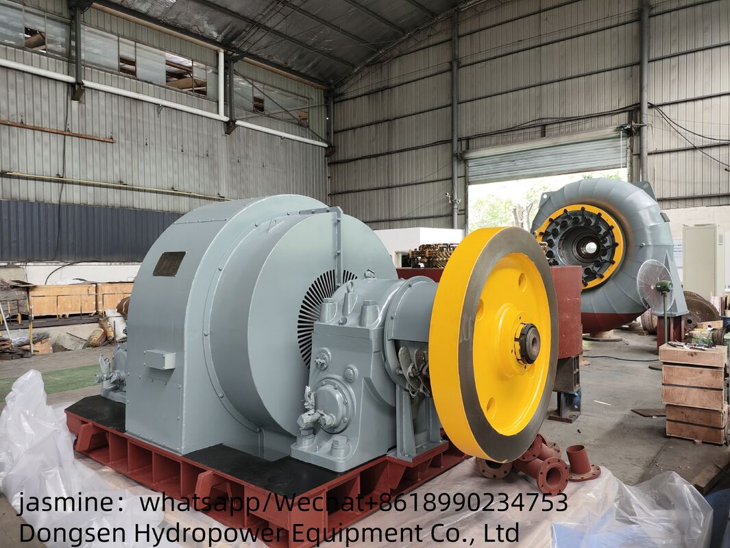 Modo de control automático Generador de turbina de agua Francis Equipo de energía hidroeléctrica duradero para proyectos de energía renovable