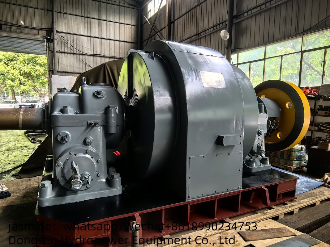 Flujo de 3,21 a 14,9 M3s Capacidad de potencia del generador de turbina Francis 300KW a 8000KW Eficiencia nominal del 90 por ciento al 96 por ciento