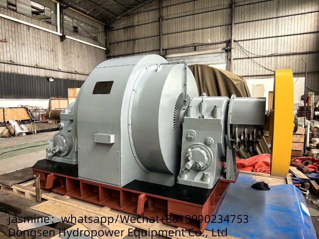 Flujo de 3,21 a 14,9 M3s Capacidad de potencia del generador de turbina Francis 300KW a 8000KW Eficiencia nominal del 90 por ciento al 96 por ciento