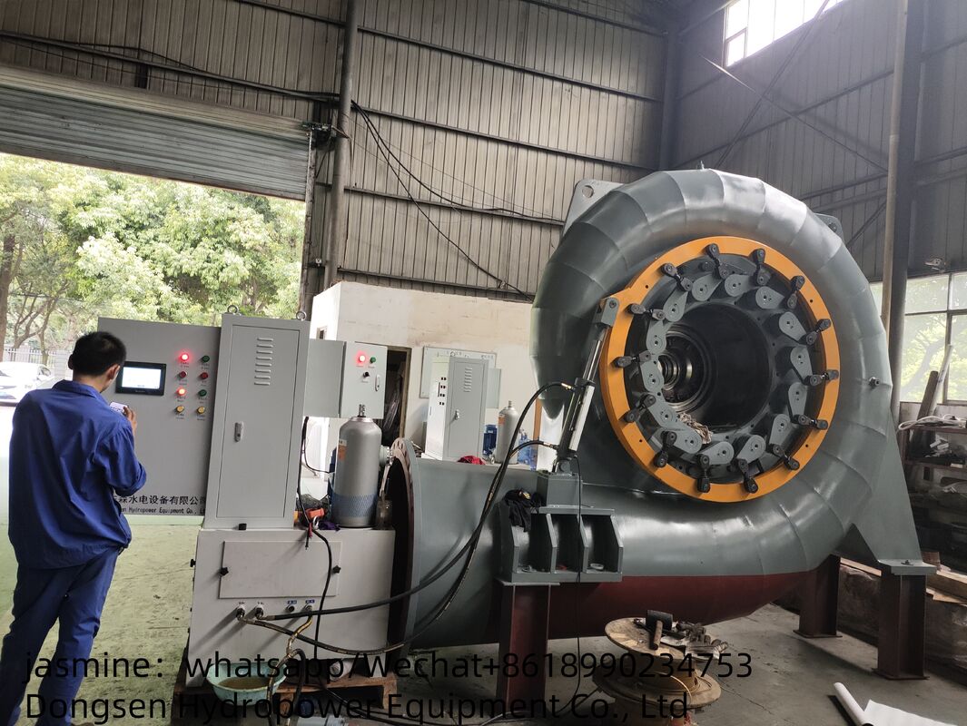 Modo de control automático Generador de turbina de agua Francis Equipo de energía hidroeléctrica duradero para proyectos de energía renovable