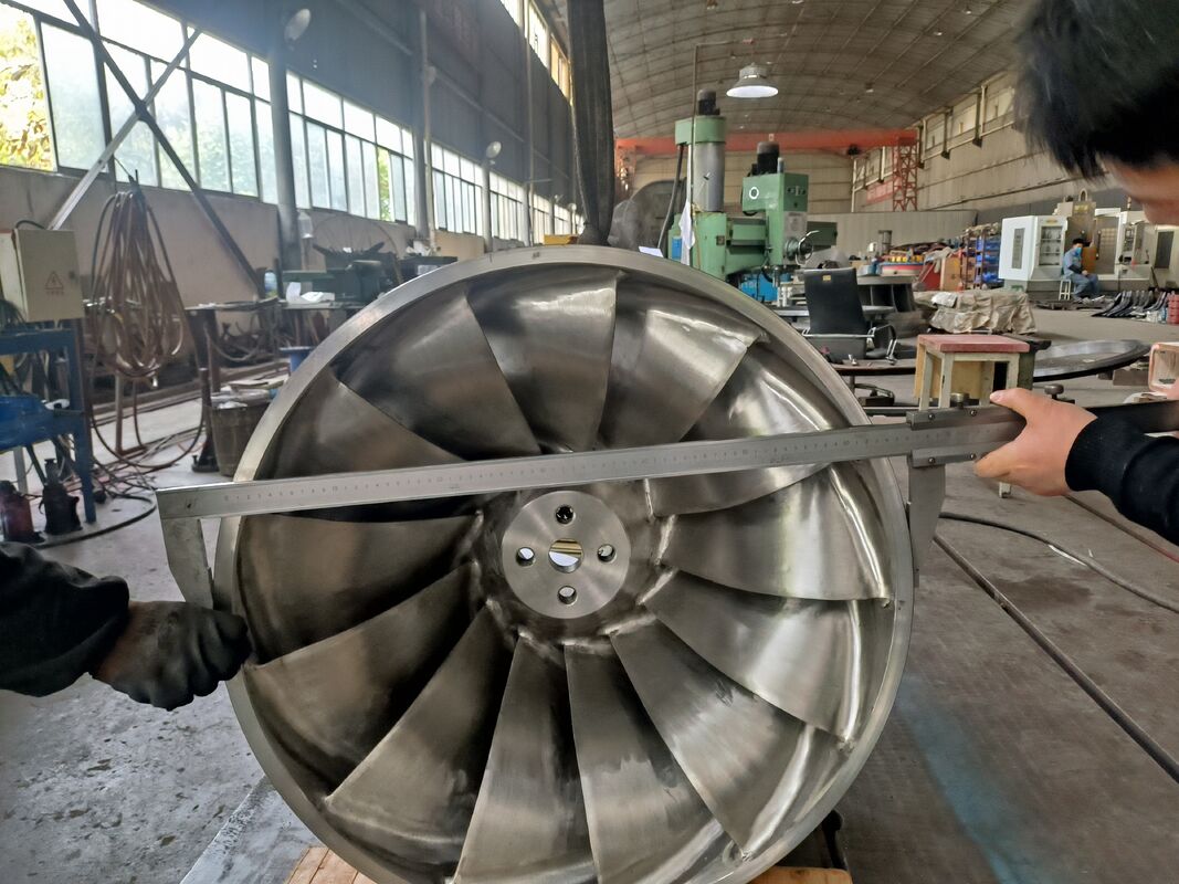 Turbina Hidráulica de Alta Eficiencia 92% para Alta Presión de 10 MPa con Número de Palas Personalizable