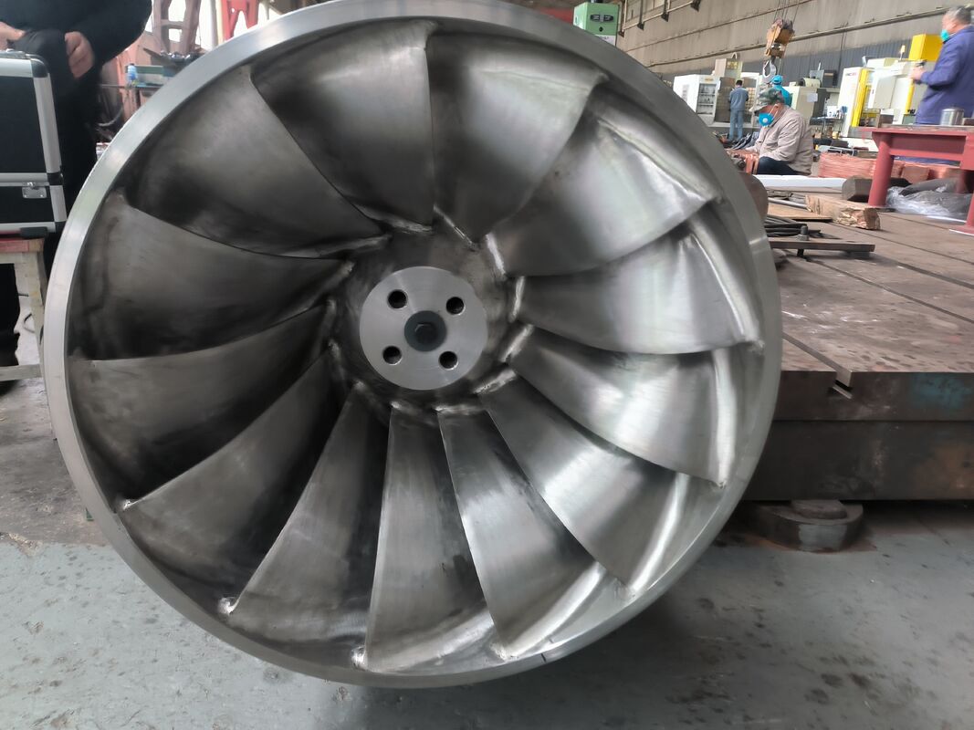 Turbina Hidráulica de Alta Eficiencia 92% para Alta Presión de 10 MPa con Número de Palas Personalizable