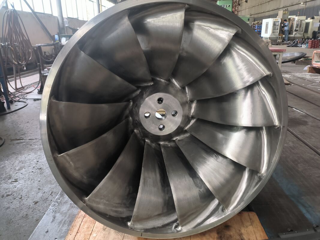 Turbina Hidráulica de Alta Eficiencia 92% para Alta Presión de 10 MPa con Número de Palas Personalizable