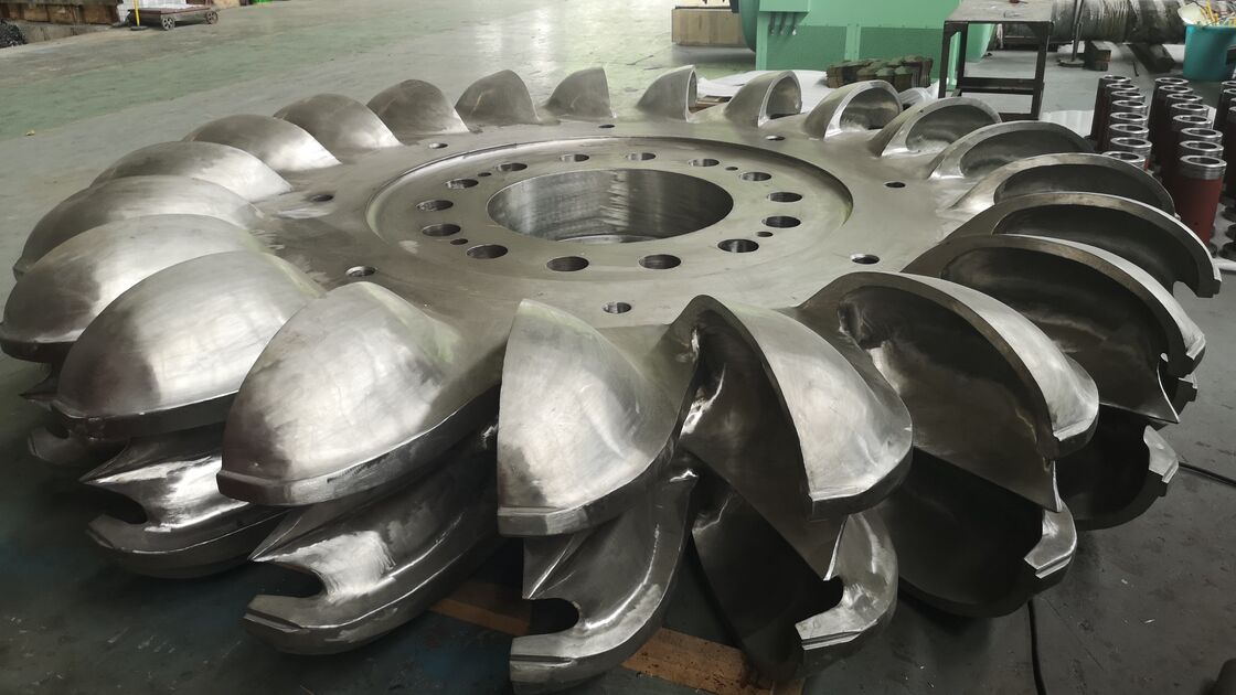 ISO 9001 Certified Hydro Turbine Runner with 92% Efficiency and 3 to 10 Blade Configurations for Renewable Energy