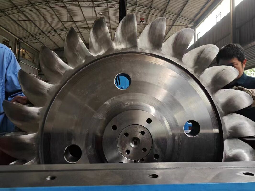 Corredor de turbina hidroeléctrica certificado ISO 9001 con 3 a 10 configuraciones de hojas para una eficiencia del 92% en la generación de energía hidroeléctrica