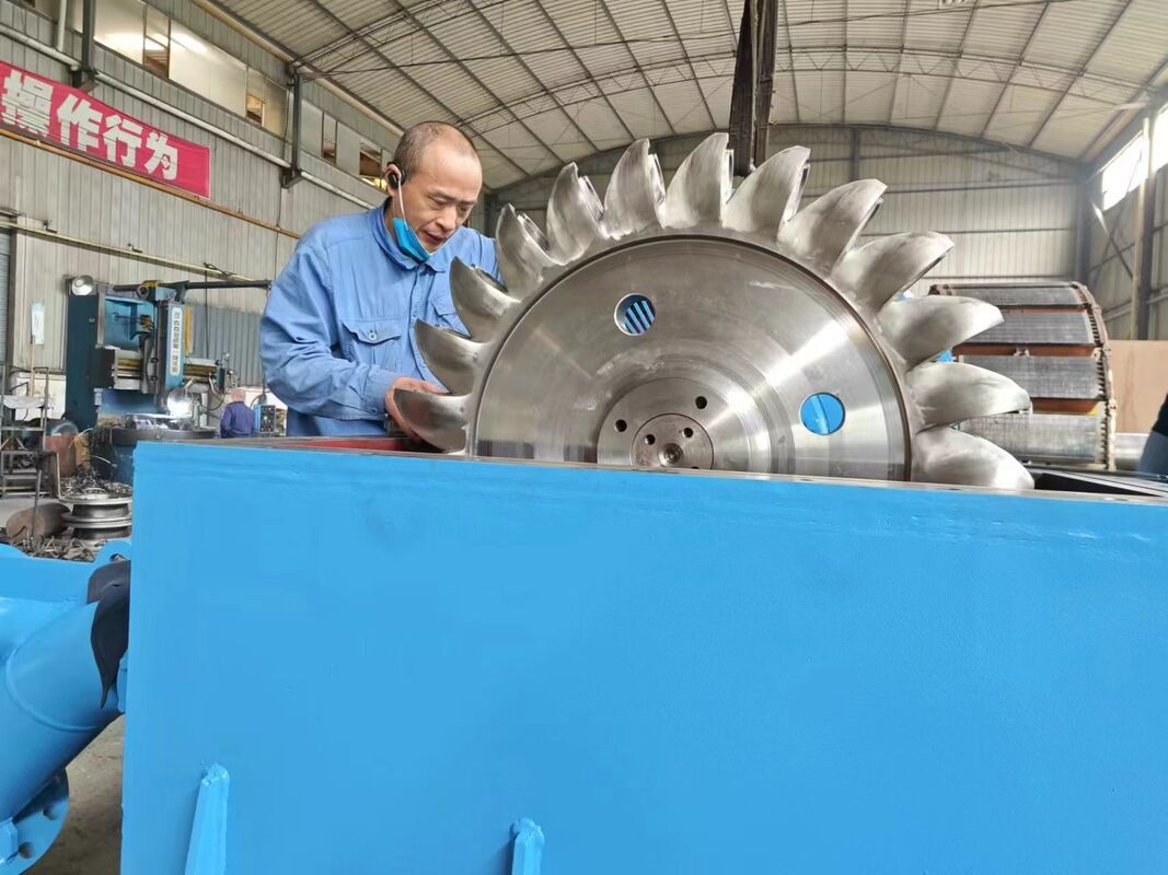 Corredor de turbina hidroeléctrica certificado ISO 9001 con 3 a 10 configuraciones de hojas para una eficiencia del 92% en la generación de energía hidroeléctrica