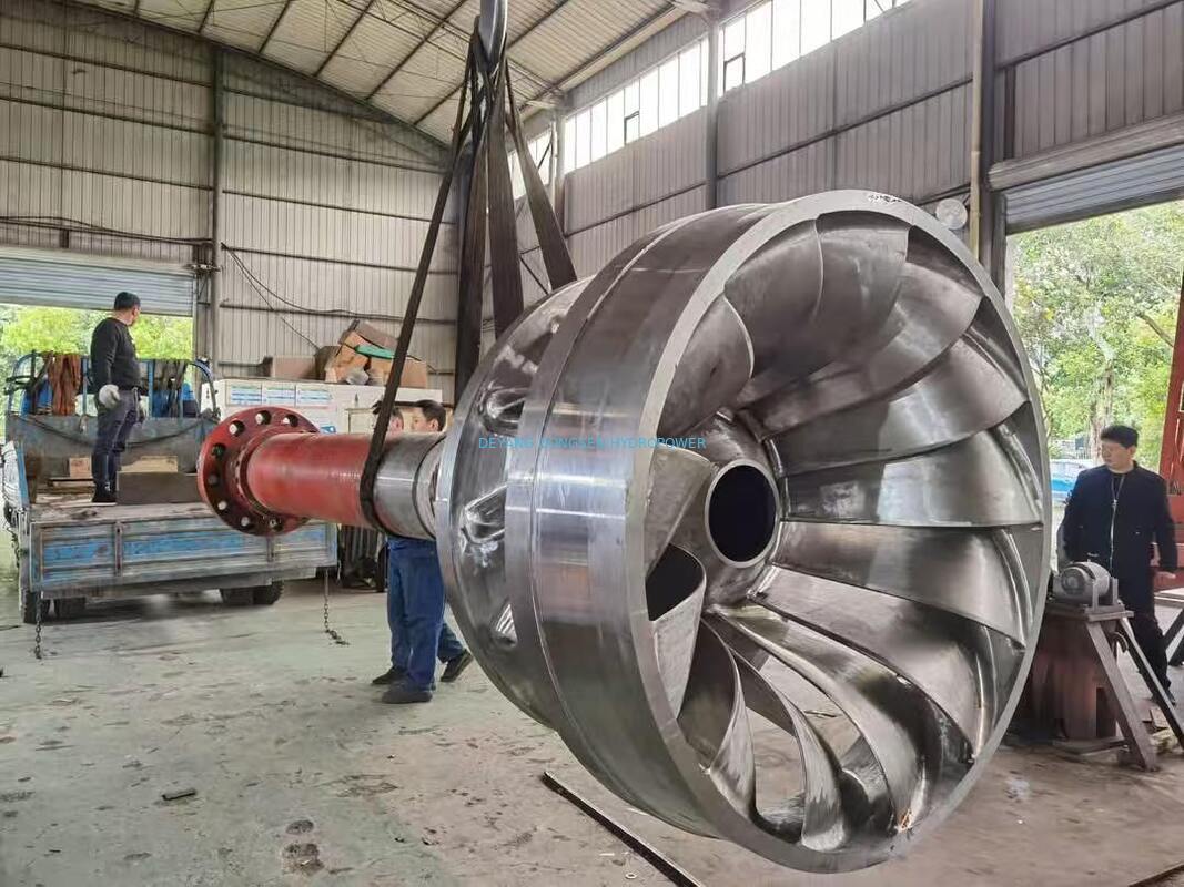 PLC Controlled Francis Hydro Turbine Generator Set IP54 Protection Microcomputer Governor for Hydropower Station