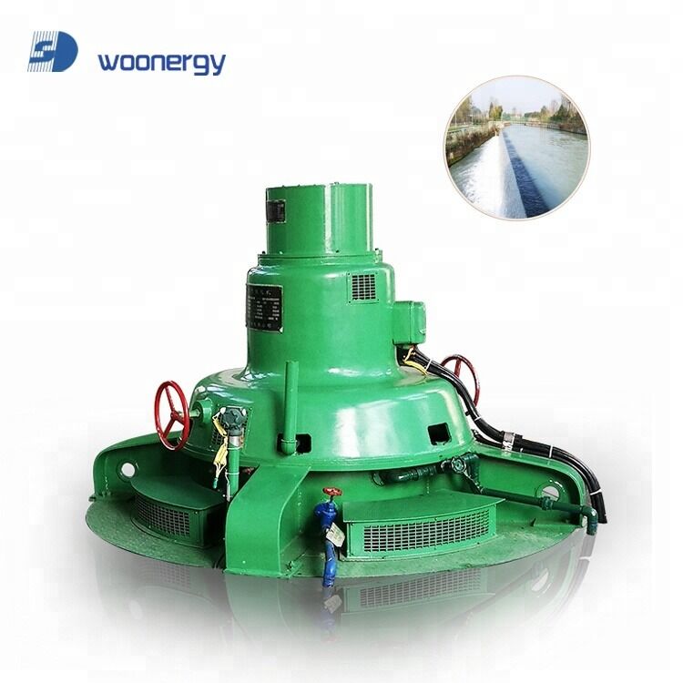 Generador de turbina hidráulica Kaplan con enfriamiento por aire o agua, diámetro de corredor de 1 a 10 metros y factor de potencia de 0,8-0,9 para energía renovable