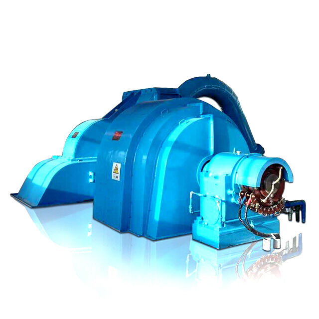 2000-10000kg Generador de turbina Turgo diseñado para la tasa de flujo 109 metros cúbicos por segundo Rango de potencia 500 kilovatios a 70 megavatios de producción de energía