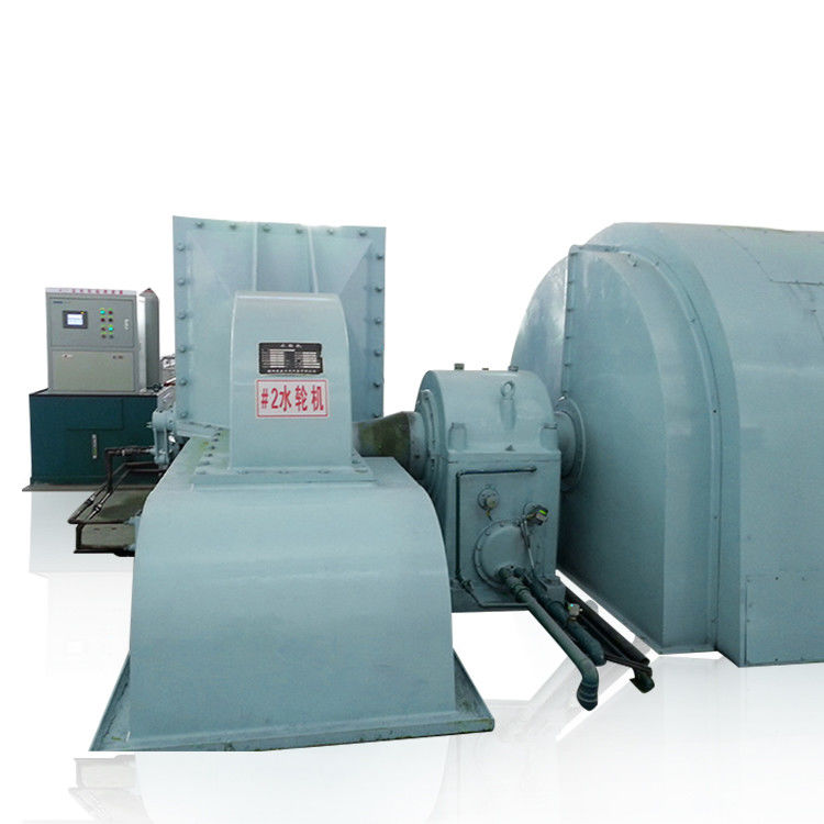 turbina del agua de 2mw Pelton y turbina horizontal de alta calidad de Pelton del eje de la eficacia alta