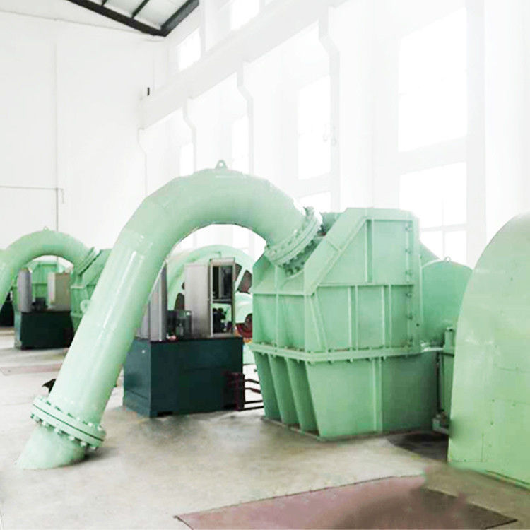 Generación de energía hidroeléctrica 1500 Rpm Generador de turbina tipo Pelton con corredor de acero inoxidable
