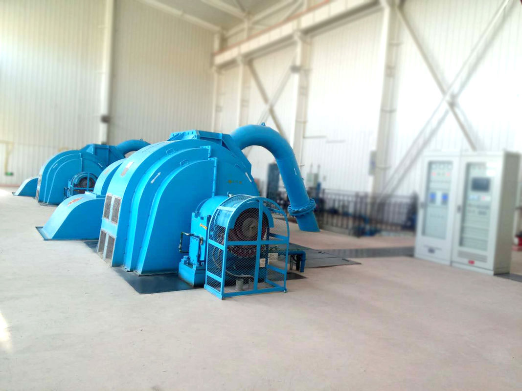 turbina del agua de 2mw Pelton y turbina horizontal de alta calidad de Pelton del eje de la eficacia alta