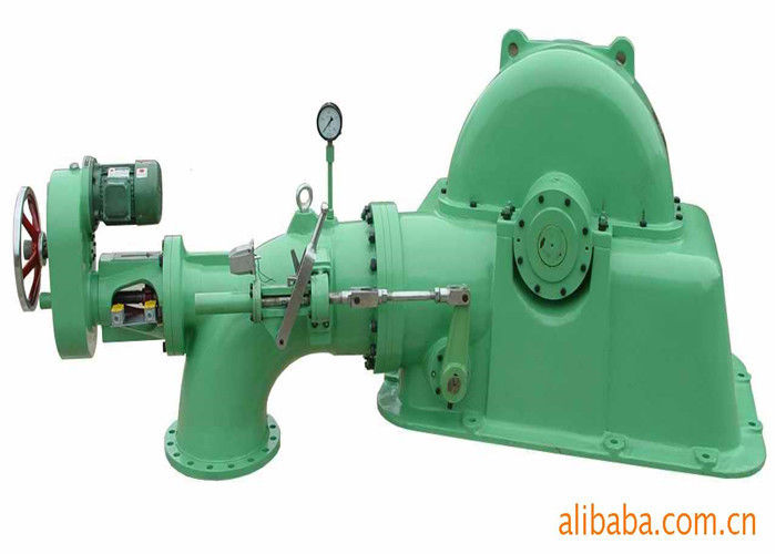 Generador de turbina de turbina con corredor de acero inoxidable de 50-400 m cabeza nominal y válvula mariposa para soluciones de energía fuera de la red o en la red