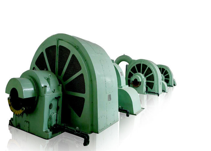 0.5 MW-20 MW de potencia de salida Generador de turbina Pelton con instalación horizontal y sistema de excitación estática
