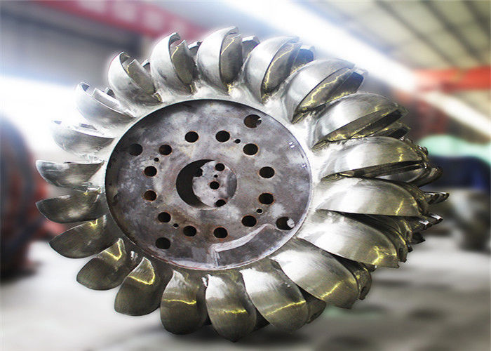 0.5 MW-20 MW de potencia de salida Generador de turbina Pelton con instalación horizontal y sistema de excitación estática
