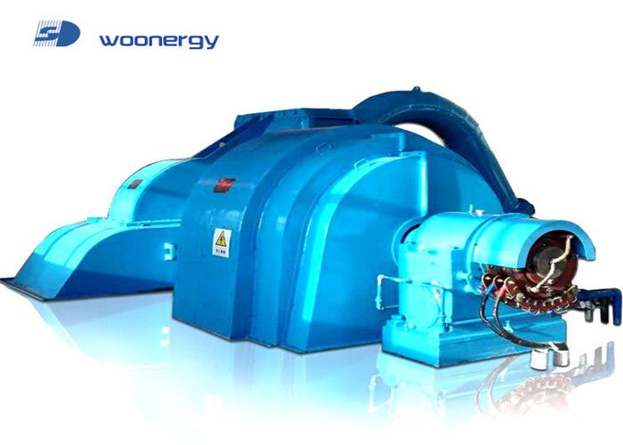 0.5 MW-20 MW de potencia de salida Generador de turbina Pelton con instalación horizontal y sistema de excitación estática