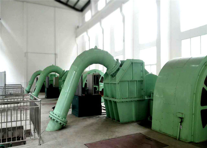 0.5 MW-20 MW de potencia de salida Generador de turbina Pelton con instalación horizontal y sistema de excitación estática