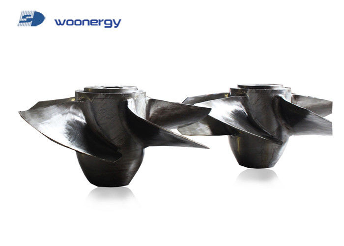 Generador de turbina hidráulica Kaplan con palas de acero inoxidable, hasta 95% de eficiencia y caudal variable para energía hidroeléctrica