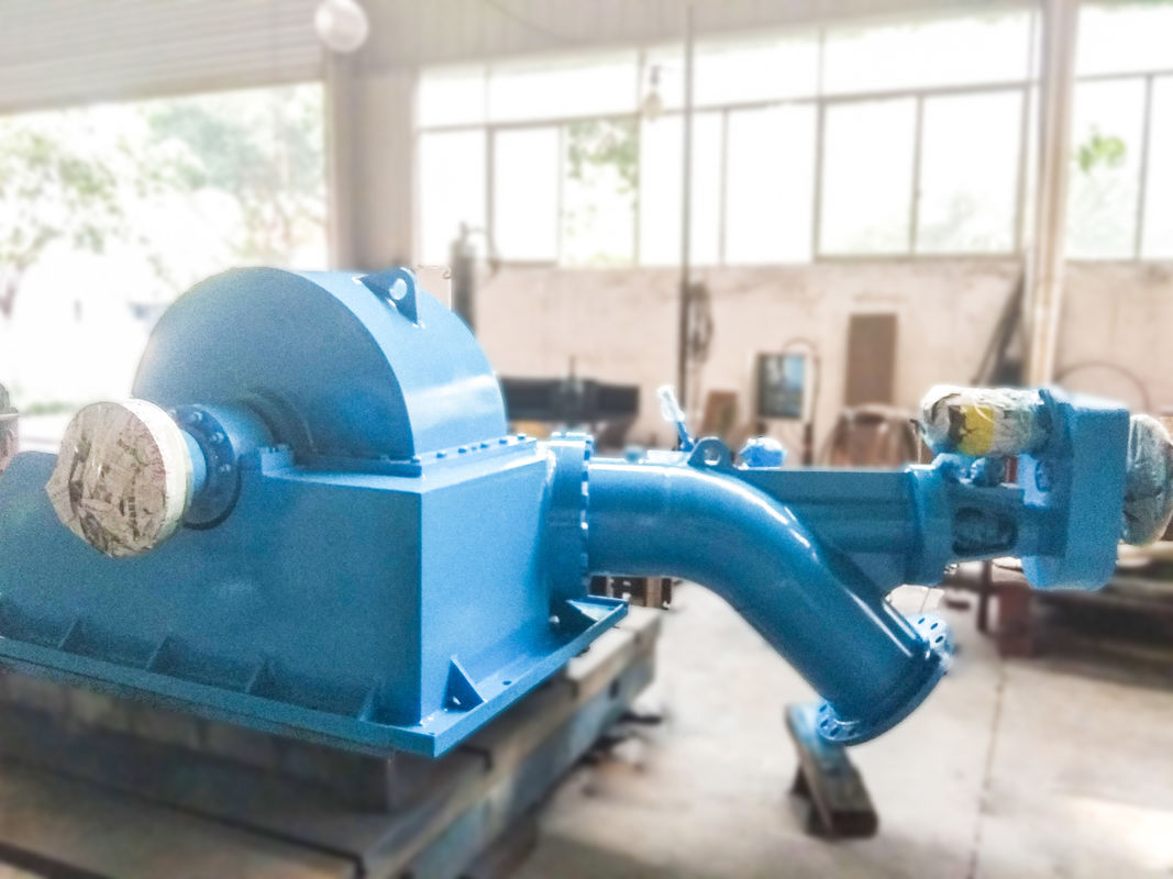 Generador de turbina de turbina con corredor de acero inoxidable de 50-400 m cabeza nominal y válvula mariposa para soluciones de energía fuera de la red o en la red