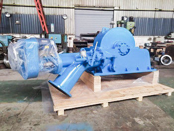 Generador de turbina Turgo de 350 a 400 mm de diámetro con alternador síncrono, especificaciones azules o personalizadas, adecuado para soluciones de energía