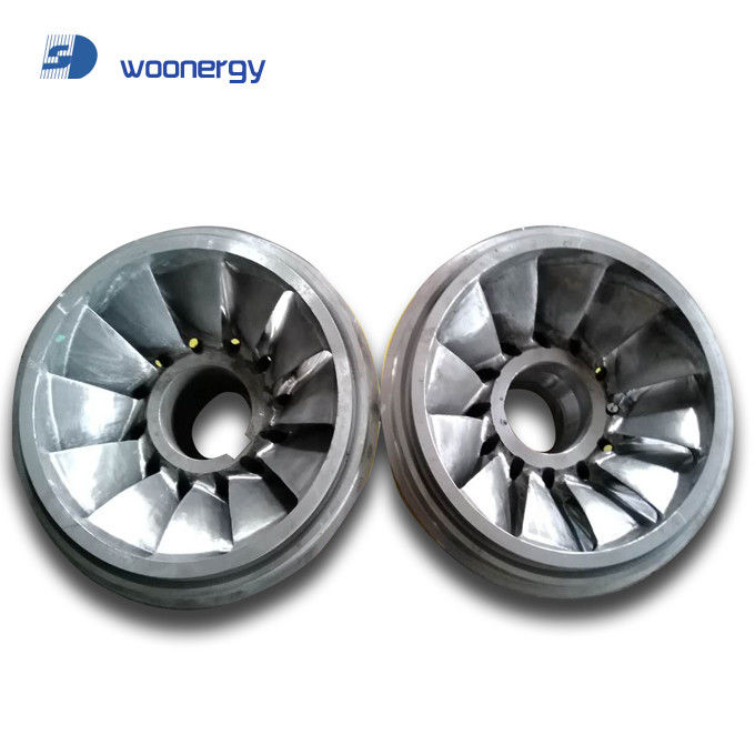 Generador de turbina hidráulica de acero inoxidable de 450-1000 rpm para cabezas de agua 5m-500m