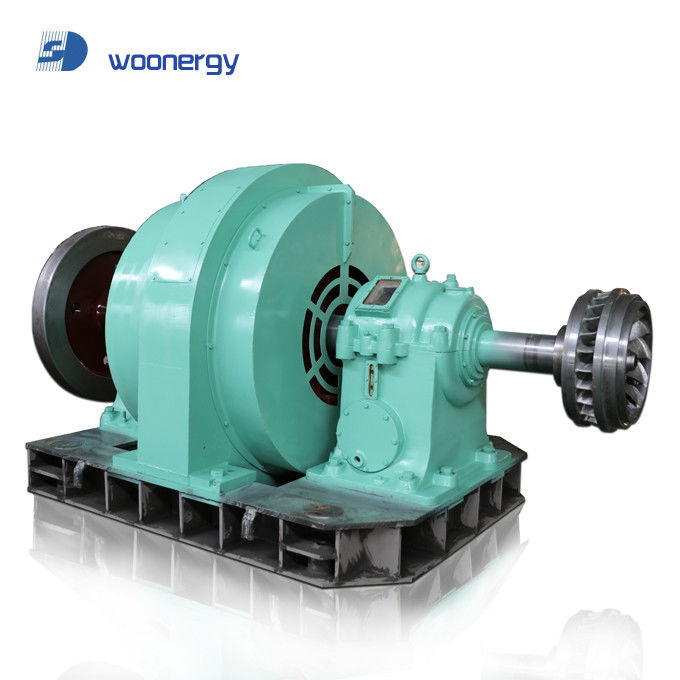 Generador de turbina hidráulica de acero inoxidable de 450-1000 rpm para cabezas de agua 5m-500m