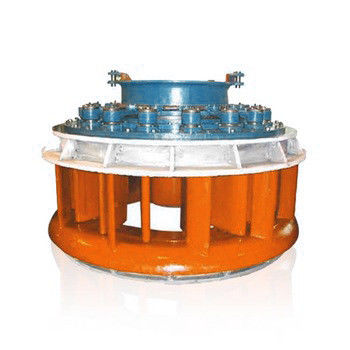2000-10000kg Generador de turbina Turgo diseñado para la tasa de flujo 109 metros cúbicos por segundo Rango de potencia 500 kilovatios a 70 megavatios de producción de energía