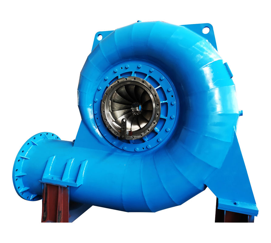 Generador de turbina hidráulica Francis de rango de velocidad de 150 RPM y 1000 RPM que admite flujo de 3,21 a 14,9 M³ de producción de energía sostenible