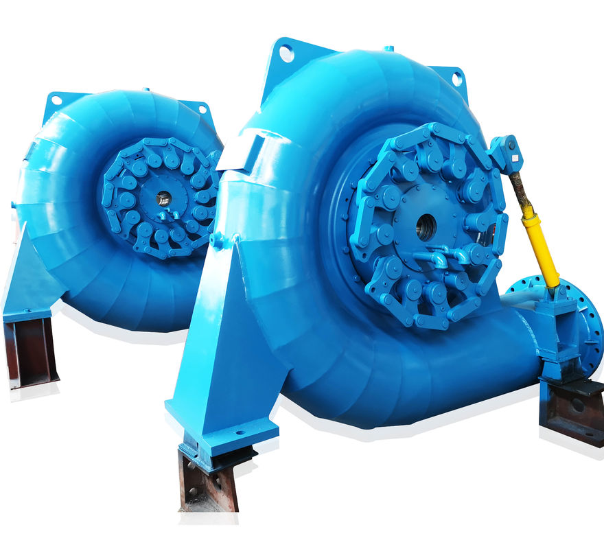 Generador de turbina hidráulica Francis de rango de velocidad de 150 RPM y 1000 RPM que admite flujo de 3,21 a 14,9 M³ de producción de energía sostenible