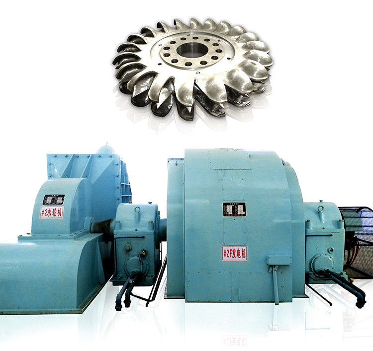 Generador de turbina de Pelton de 100 m a 2000 m de alta tensión de 6-10 kV diseñado a medida para la producción de energía hidroeléctrica