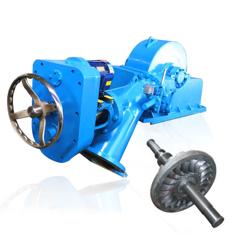 Generador de turbina de turbina con voltaje nominal de 220V-11000V, cabeza nominal de 50-400m y corredor de acero inoxidable para energía hidroeléctrica