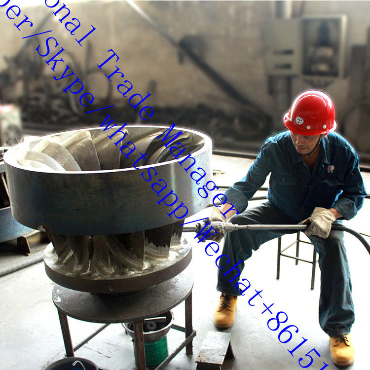 Generador de turbina hidráulica Francis de rango de velocidad de 150 RPM y 1000 RPM que admite flujo de 3,21 a 14,9 M³ de producción de energía sostenible