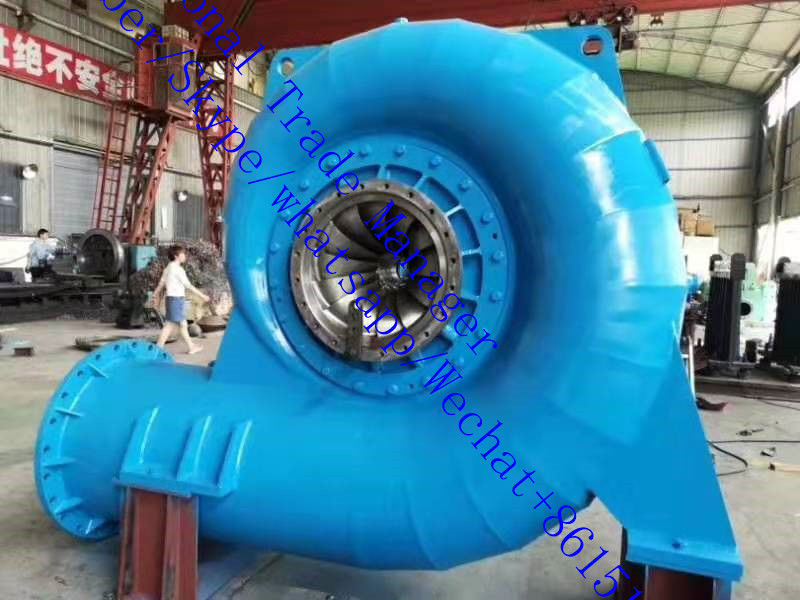 2000kw Francis Turbine Generator con acero de alta resistencia y aleaciones y modo de control automático para la producción de energía