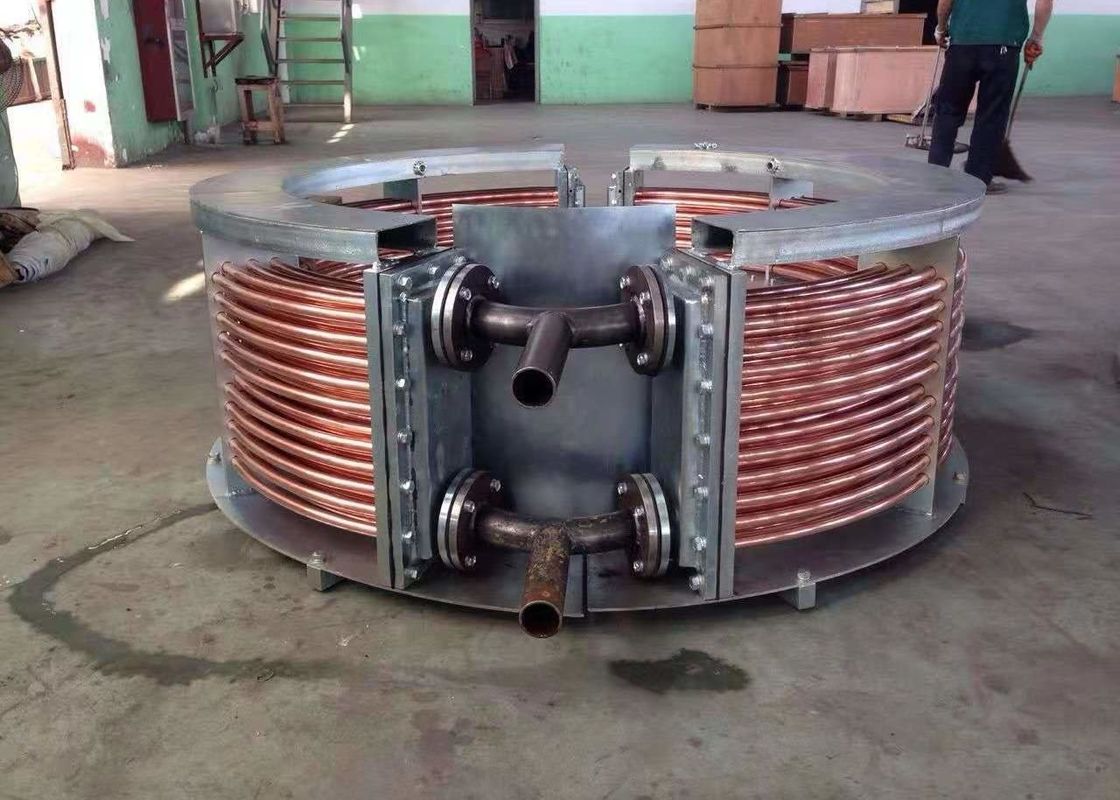 Frescor de aceite hidráulico instalado en la pared industrial 10-50 kg para tuberías de fluido Rango de temperatura de funcionamiento 0-80 ° C Rendimiento
