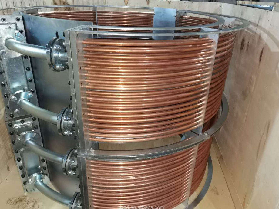 Rango de viscosidad del aceite 10-500 CSt Enfriador hidráulico OEM derecho Proporciona enfriamiento del fluido hidráulico y estabilidad de la temperatura del sistema