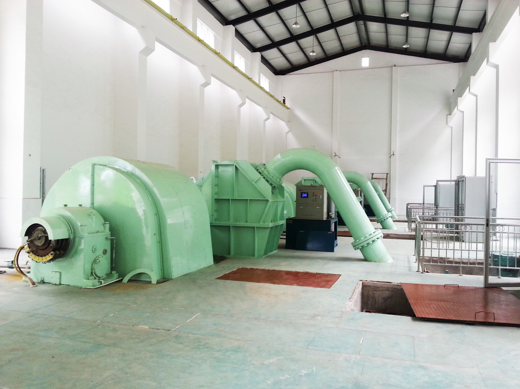 Turbina de Pelton para centrales hidroeléctricas Capacidad de 5-50t Frecuencia nominal 50/60Hz Modo de excitación sin escobillas o tiristor