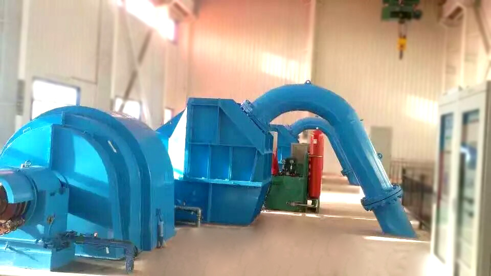 Rango de velocidad 500-3000r/min Generador de turbina tipo Pelton con modo de excitación sin escobillas