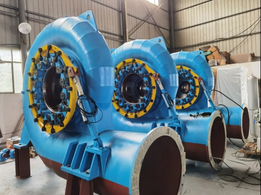 cabeza y flujo bajo de 100kw~70mw Francis Turbine Generator High Water