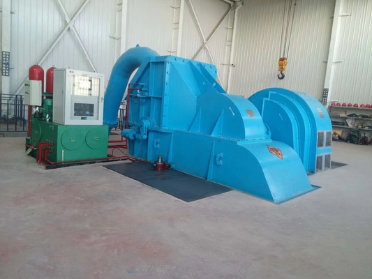 Producción de energía 200kw-20mw Generador de turbina tipo Pelton con modo de excitación de tiristor
