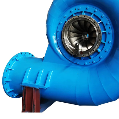 Generador de turbina de agua en modo de excitación por pincel con método de instalación horizontal