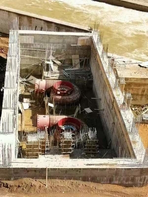 Planta eléctrica Francis Generador de turbina con control automático
