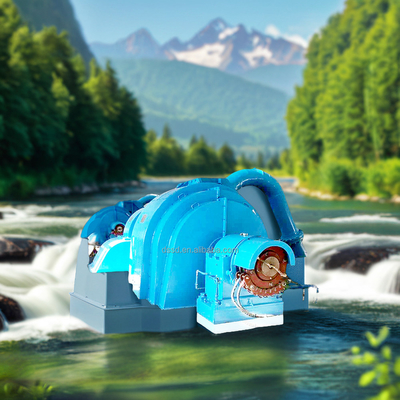 Generador de turbina hidráulica para cabeza de agua 5m-500m con 90-96% de eficiencia