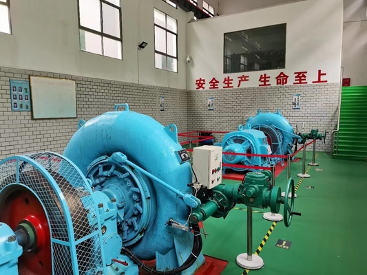Turbina de agua de alta cabeza de acero y acero inoxidable con 50 años de vida útil