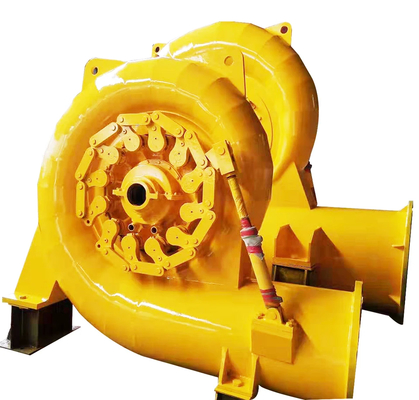 50 años de vida útil Generador de turbina Francis con una eficiencia del 90-96%