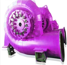 Corredor de turbina hidráulica de rotación a baja velocidad con tipo de hoja ajustable dentro del pulido