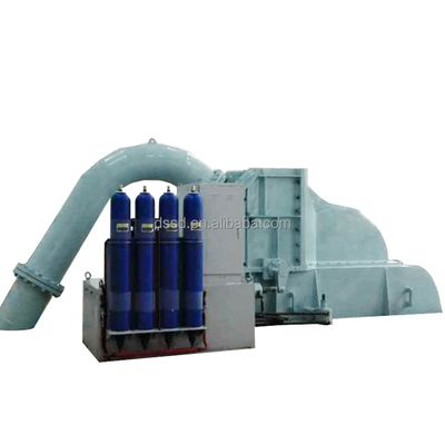 Turbina Pelton de alta cabeza hecha de hierro fundido / acero inoxidable para el mercado de eficiencia