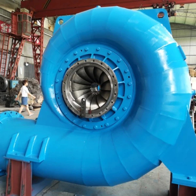 Eficiencia 90-96% Turbina de agua de alta cabecera para la producción de energía sostenible